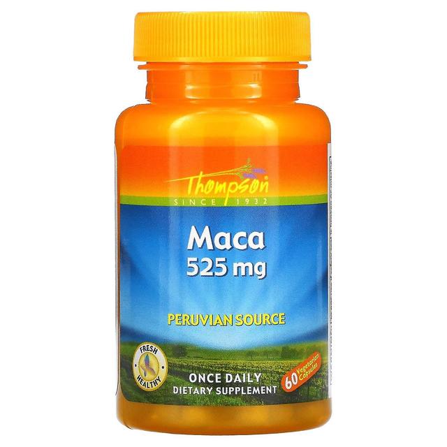 Thompson, Maca, 525 mg, 60 kasvissyöjäkapselia on Productcaster.