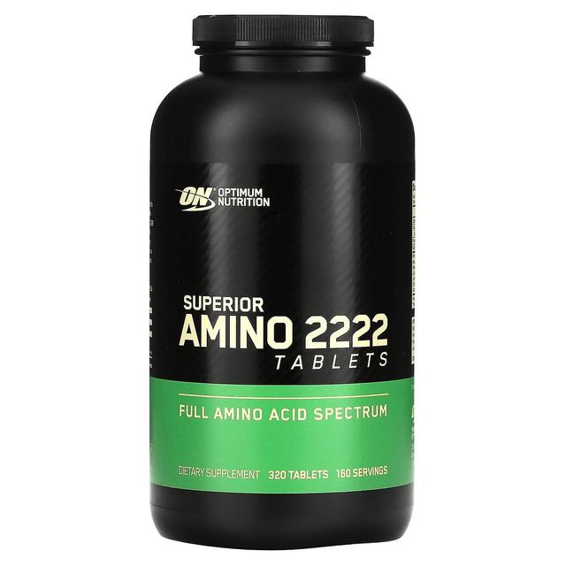 Optimum Nutrition Nutrizione ottimale, Amino superiore 2222, 320 compresse on Productcaster.