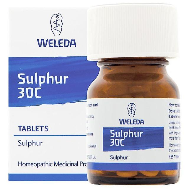 Weleda, Sulphur 30c, 125 tablets on Productcaster.