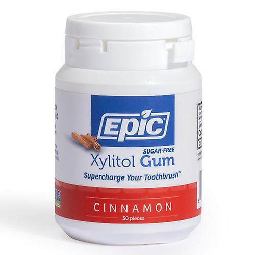 Epic Dental Xylitol Gum, kanel 50 ct (förpackning med 1) on Productcaster.