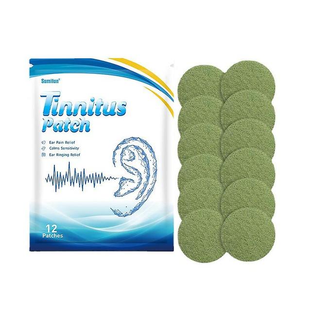 Parche de tratamiento de tinnitus para el dolor de oído Proteger la etiqueta de pérdida auditiva Extracto de hierbas naturales Brote médico chino on Productcaster.