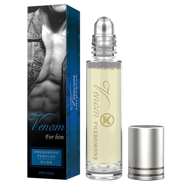 Pheromon-Parfüm, 3 Stück lang anhaltendes Roll-On-Pheromon-Parfüm mit ätherischen Ölen für Mann 10 ml on Productcaster.