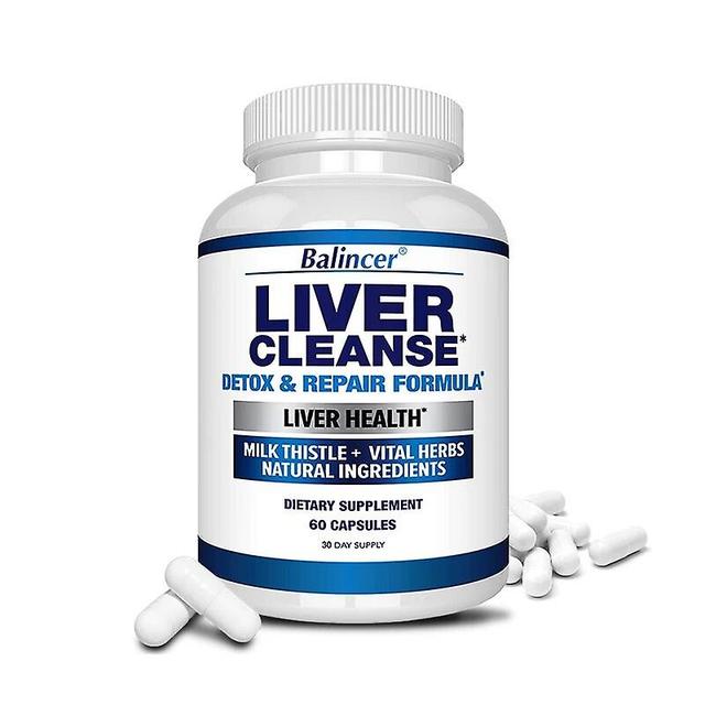 Visgaler Liver Cleansing, Detoxification & Repair - Milk Thistle Supplement, Liver Health, Diuretic, Reduce Swelling, Lower Blood Lipids 60 count-1... on Productcaster.