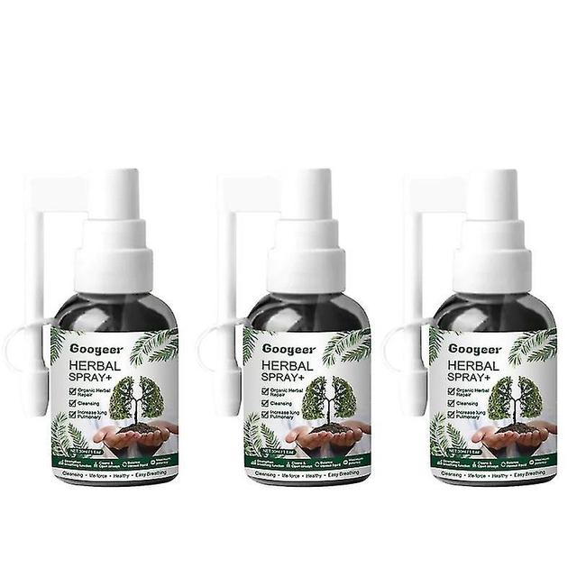 1-5pcs Googeer Herbal Lung Cleanse Mist - Powerful Lung Support, Googeer Herbal Lung Cleanse Spray, 3pcs on Productcaster.