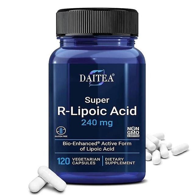 Sofirn R-Lipoic Acid Capsules, 240 mg with Glutathione Q10, Vitamin CE, Cellular Energy, Antioxidant Stress 120 Count-1 bottle on Productcaster.