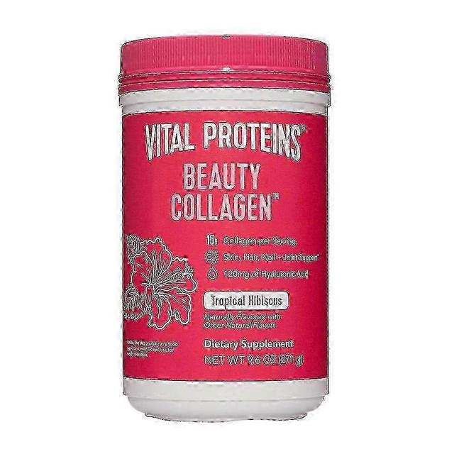 Vital Proteins Vitale proteiner skønhed kollagen kosten pulver supplement, tropisk hibiscus, 9,6 oz on Productcaster.