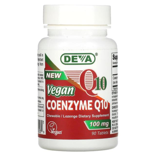 Deva, Vegan, Coenzyme Q10, 100 mg, 90 Tablets on Productcaster.