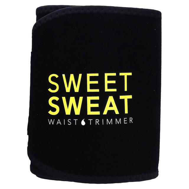 Sports Research, Sweet Sweat Waist Trimmer, Medium, Black & Yellow, 1 Belt on Productcaster.