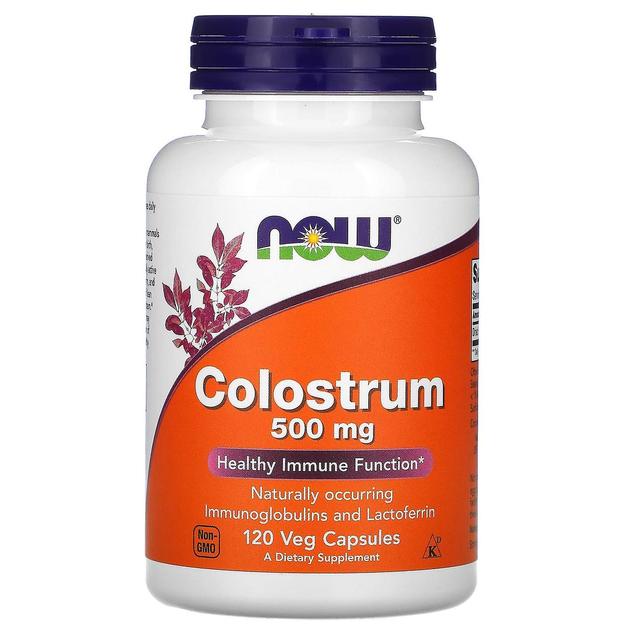 NOW Foods, Colostro, 500 mg, 120 Veg Capsule on Productcaster.