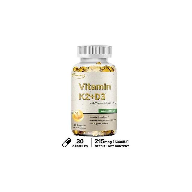 Vorallme Vitamin K2 + D3 - Tänder, ben, hjärta och ledhälsa 30 kapslar on Productcaster.