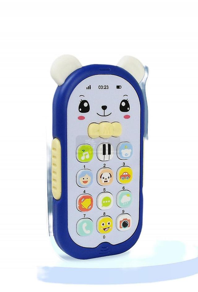 Teléfono De Juguete De Bebé Para 1 Niño De 2 Años De Edad Niña Juguetes De Teléfono Falsos Con Música Juguetes De Teléfono Celular De Bebé 6 A 12 Mont on Productcaster.