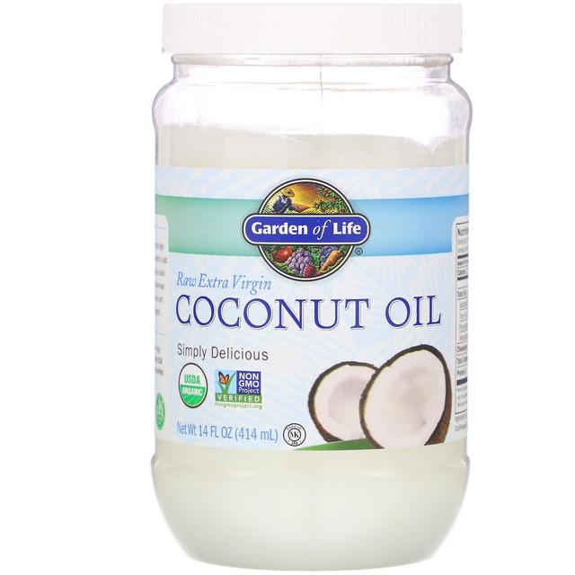 Garden of Life, Raw Extra Virgin Coconut Oil, 14 fl oz (414 ml) on Productcaster.