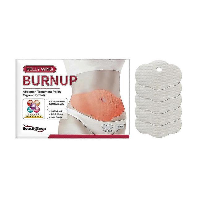 5Pcs/Boxed Burn Up Belly Burning Sticker Shaping Patch Fat Loss Quick Slimming Patch on Productcaster.