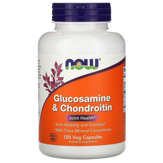 NOW Foods, Glucosamine & Chondroitin, 120 Veg Capsules on Productcaster.