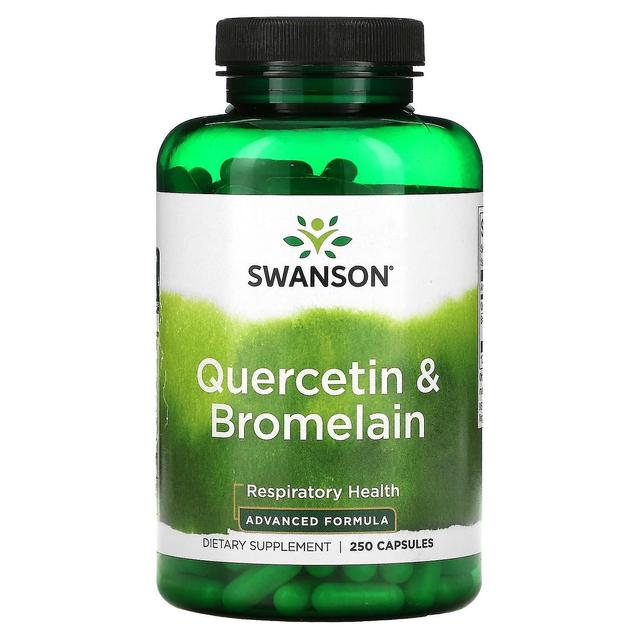 Swanson, Quercetin & Bromelain, Respiratory Health, 250 Capsules on Productcaster.