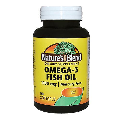 Nature's Blend Omega-3 Fish Oil,1000 mg ,90 Softgels (Pack of 2) on Productcaster.