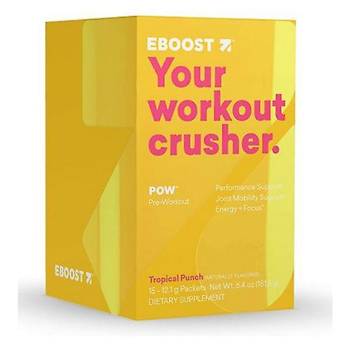 Eboost Pow Pre-Workout Tropical Punch, 15 Count (Pack of 1) on Productcaster.