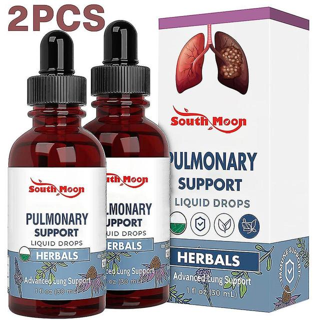 1/2 Pack Lung Support Liquid Drops Herbal Advanced Lung Support 2pcs on Productcaster.