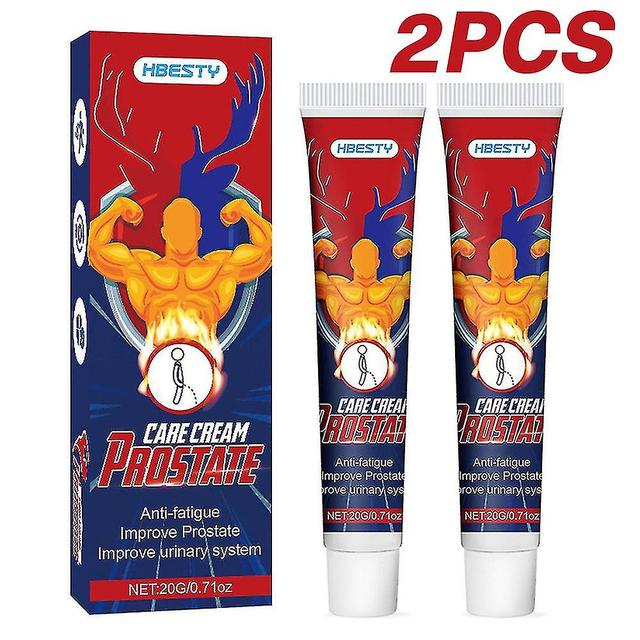 1/2pcs Natural Men Prostate Cream Fast Acting Herbal Effective Prostate Unguento per gli uomini Lenitivo Body Health Colour 2pcs on Productcaster.