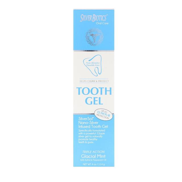 American Biotech Labs, Silver Biotics, Tooth Gel, Glacial Mint, 4 oz (114 g) on Productcaster.