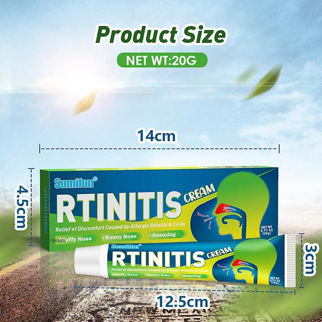 Rhinitis Care Cream Relieve Nasal Itching Dredge Nasal Cavity Improve Nasal on Productcaster.