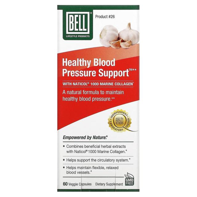 Bell Lifestyle, Healthy Blood Pressure Support, 60 Veggie Capsules on Productcaster.