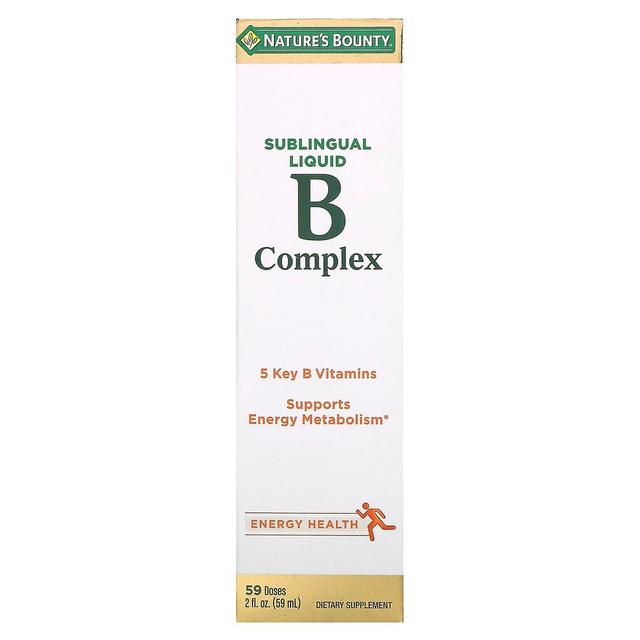 Natures Bounty Nature's Bounty, B-Complex, Sublingual Liquid, 2 fl oz (59 ml) on Productcaster.