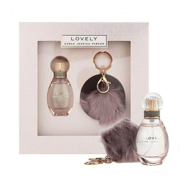 Sarah Jessica Parker SJP Lovely EDP Spray 30ml and Pompom Keyring on Productcaster.