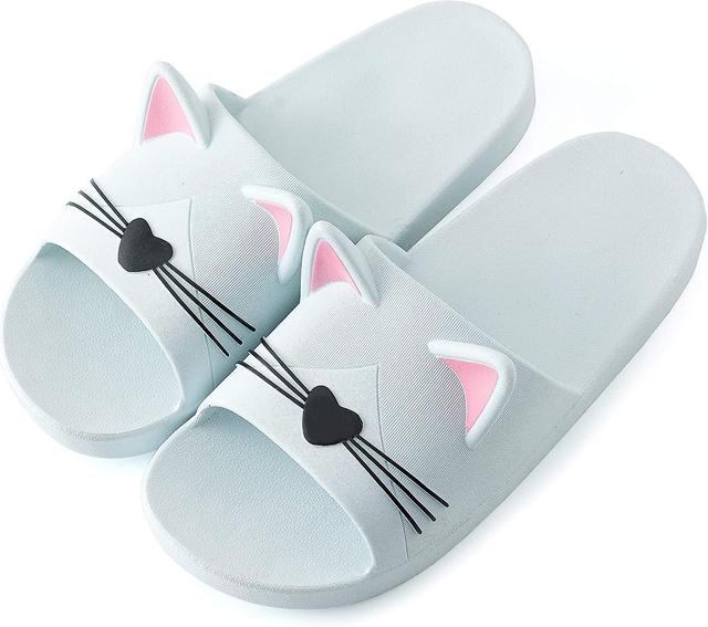 Szczw Dww-Blanc Pantoufles Maison pour Enfants et Adultes Garon Fille Tongs Chaussons d't Chaussures de Bain Femmes Hommes Sandales de Piscine Plag... on Productcaster.