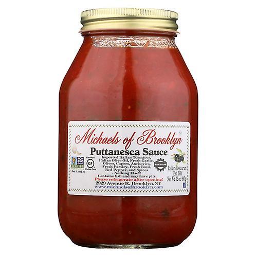 Michaels Of Brooklyn Sauce Putanesca, Estuche de 6 X 32 Oz (Pack de 1) on Productcaster.