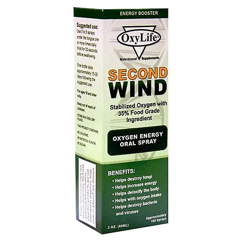 Oxylife Products Produkty Oxylife Oxylife Second Wind O2 Mint, 2 OZ EA (opakowanie 1) on Productcaster.