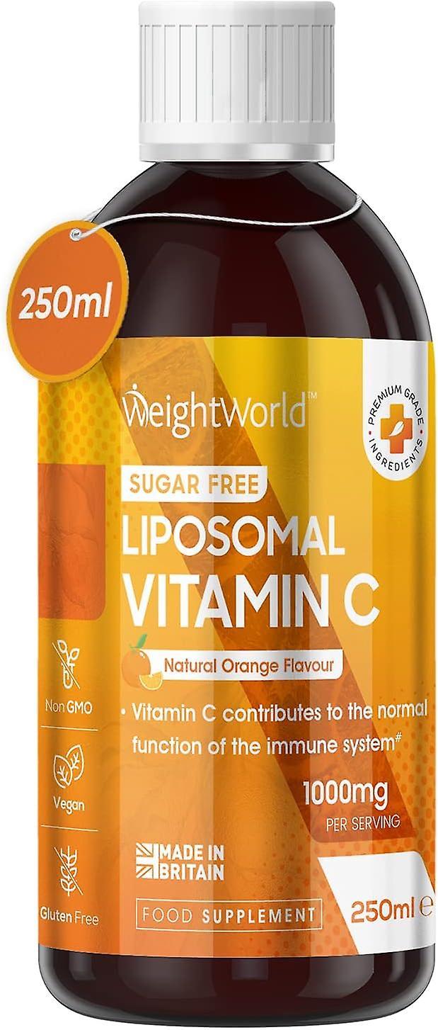 WeightWorld Vitamin C Liposomal 1000mg Natural Orange Flavor 250ml Immune System on Productcaster.