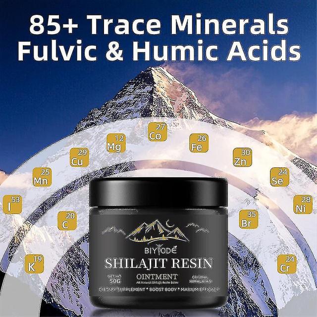 Resin Paste Pure Himalayan Shilajit Resin, Natural Source Of Fulvic Acid 50g on Productcaster.