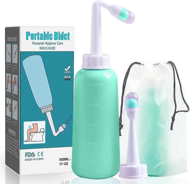 Portable Voyage Peri Bouteille 500ml Femmes Peri Recovery Care Birth Clean New Mum Maternity Essentials Vert on Productcaster.