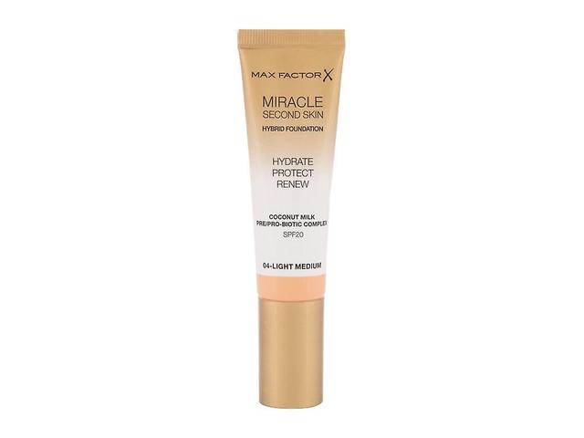 Max Factor - Miracle Second Skin 04 Light Medium SPF20 - For Women, 30 ml on Productcaster.