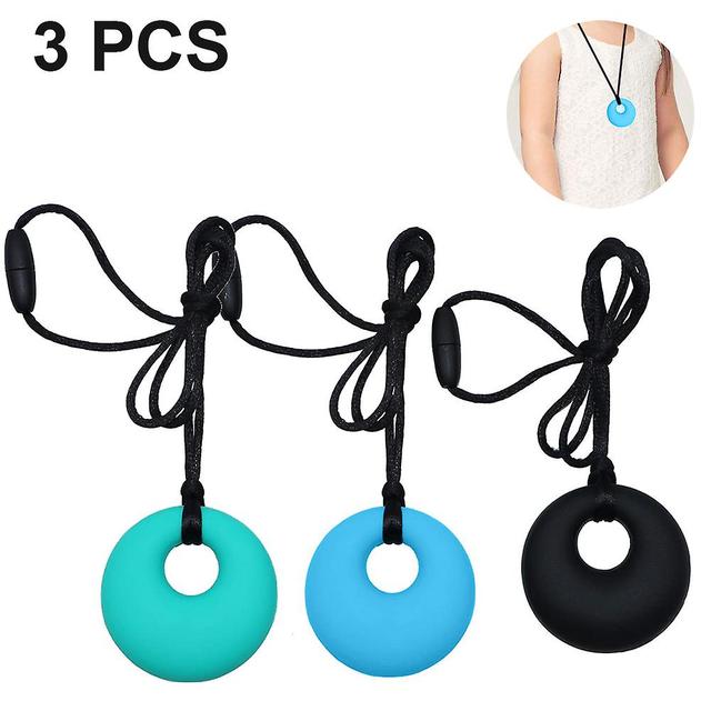 Xceedez Durable Sensory Chew Necklaces For Kids - Oral Sensory Chew (3 Pcs) on Productcaster.