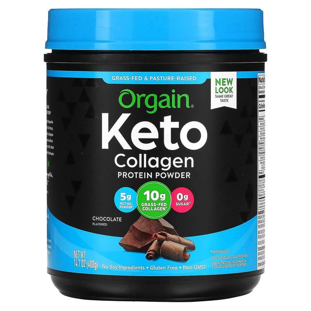 Orgain, Keto, Kollagenproteinpulver, Schokolade, 14,1 oz (400 g) on Productcaster.