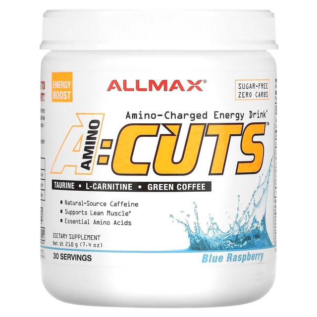 ALLMAX, ACUTS, Amino-Charged Energy Drink, Blue Raspberry, 7.4 oz (210 g) on Productcaster.