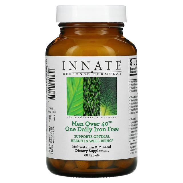 Innate Response Formulas, Men Over 40 One Daily, Iron Free, 60 Tablets on Productcaster.