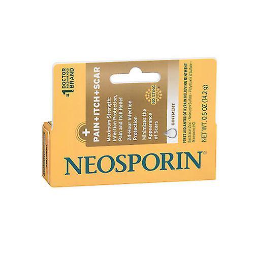 Neosporin Pain + Itch + Scar Antibiotic - Pain Relieving Ointment, 0.5 Oz (Pack of 1) on Productcaster.