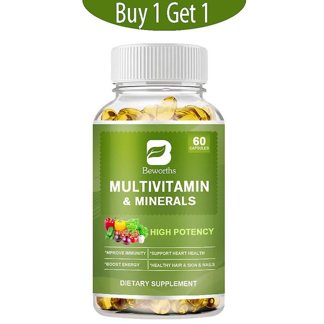 Huamade Women's Stress Support Multivitamin & Minerals Whole Food Complex For Energy,focus,mood Balance Hair&skin&nails Health get2 bottles 60pcs on Productcaster.