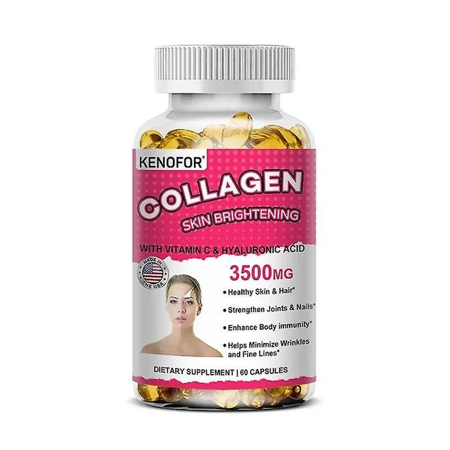 Sofirn Collagen Capsules Skin Whitening Glutathione Healthy Joint Hair Vitamin C Skin Beauty Antioxidant Supplements 60 count-1 bottle on Productcaster.