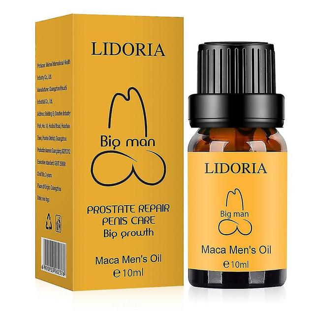 Lidoria Yellow Box Maca Huile Essentielle Pour Homme, Taille Et Dos Entretien des parties intimes Huile Essentielle Produits Adultes-10ml on Productcaster.