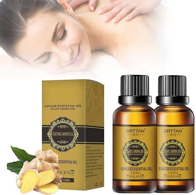 10ml Slimming Tummy Ginger Oil, Belly Drainage Ginger Oil Skin Pores Ginger Aromatherapy Massage Oil, Hatic Drainage Ginger Oil, Natural Drainage G... on Productcaster.