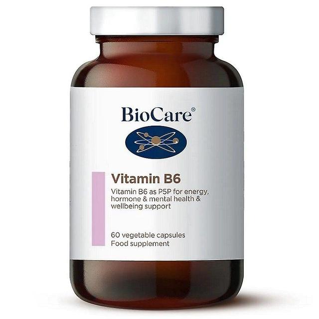 BioCare Vitamin B6 Vegicaps 60 (21760) on Productcaster.