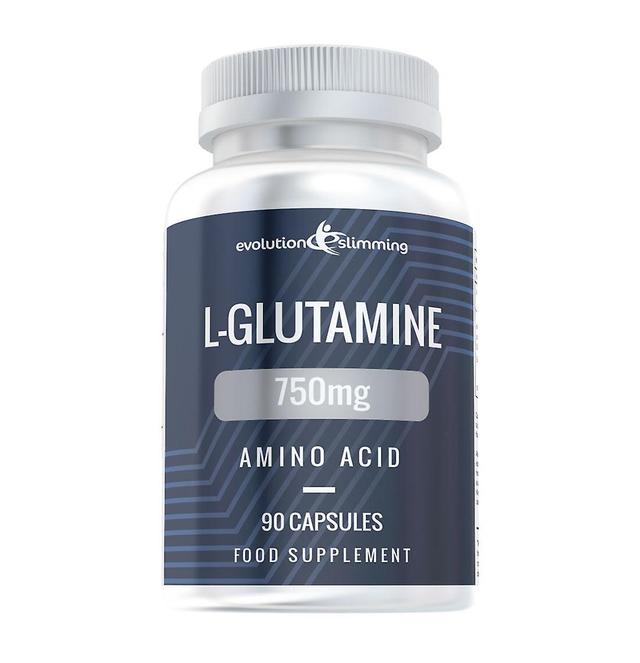 L-Glutamine 750mg - 90 Capsules - Amino Acid - Suitable for Vegans - 90 Capsules - Evolution Slimming on Productcaster.