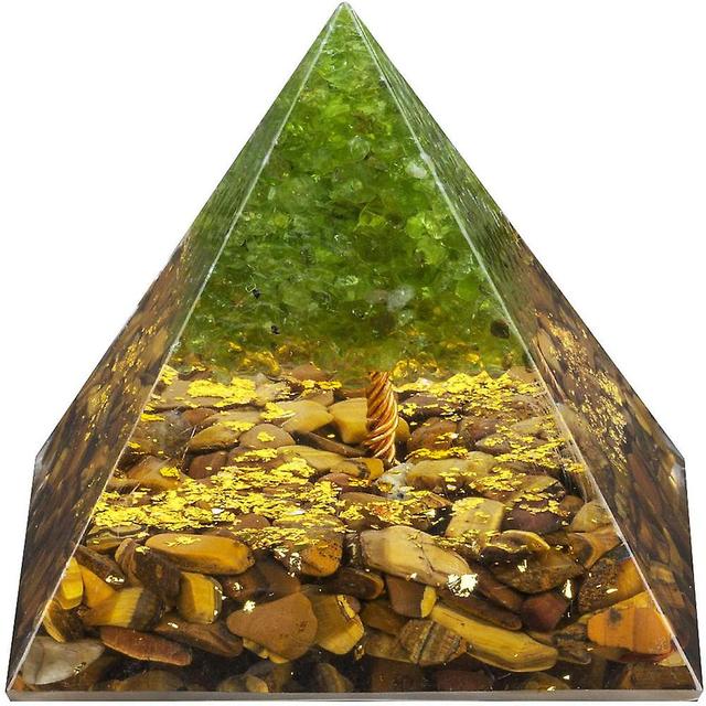 DeliaWinterfel Healing Crystal Energy Generator Blanacing Orgonite Pyramide F-5cm / on Productcaster.