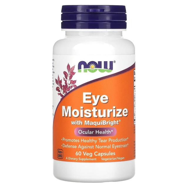 NOW Foods, Hidratante para os Olhos com MaquiBright, 60 Cápsulas Veg on Productcaster.