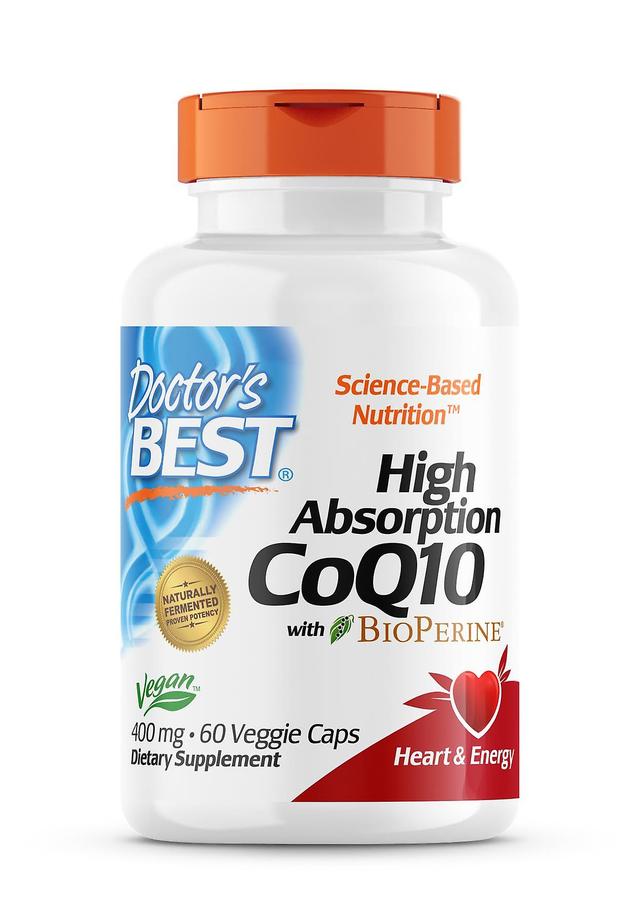 Doctor's Best High Absorption CoQ10 with BioPerine 400 mg 60 Veggie Capsules on Productcaster.