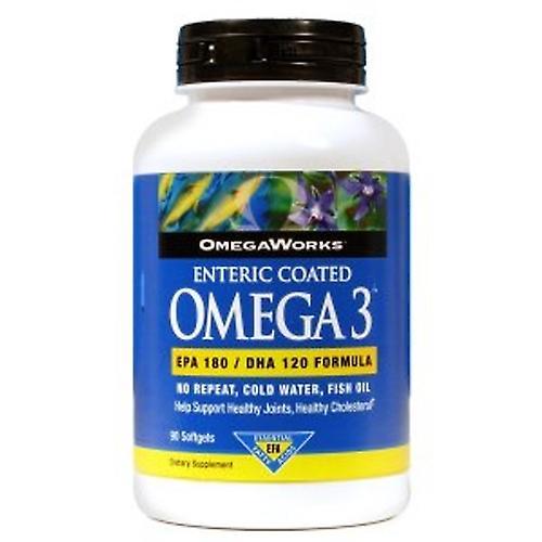 OmegaWorks Omega 3 Enteric-coated, 90 čiapky (balenie po 1) on Productcaster.